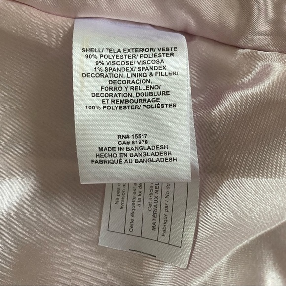 Penelope Mack Grey Polka Dot Flower Accent Coat Sz 3T - Picture 7 of 8